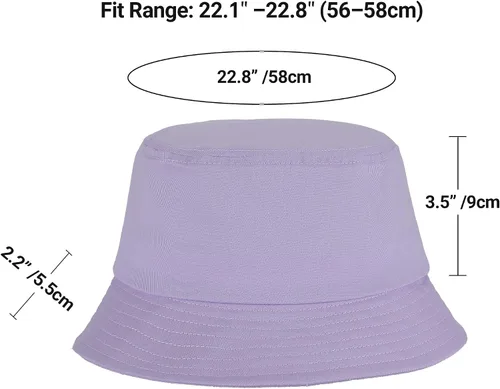 Vista 4 de Umeepar Sombrero de pescador de algodón unisex para hombres y mujeres