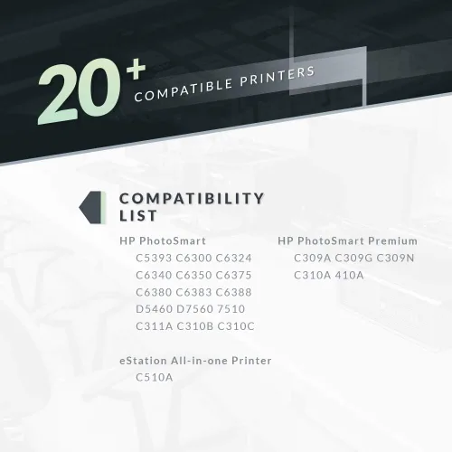 Vista 4 de K-Ink Cartuchos de tinta compatibles de repuesto para HP Photo Black 564XL 564 XL (3 pequeños negros de fotos delgadas)