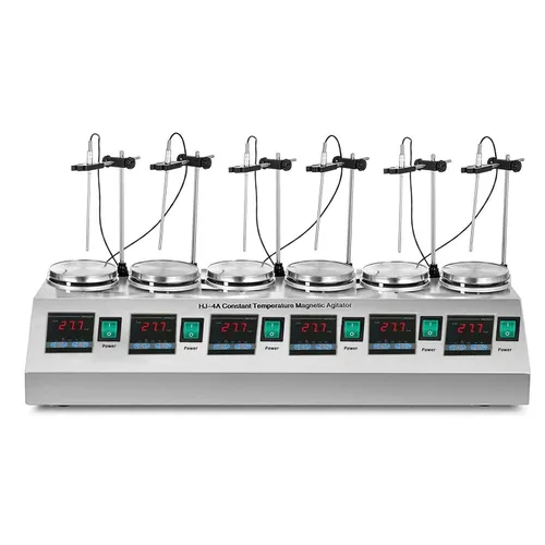 Vista 8 de Agitador magnético digital 0 ~ 2400 RPM Mezclador magnético de placa caliente mezclador agitador de laboratorio con barra de agitación