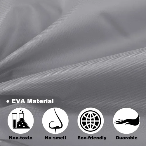 Vista 4 de Opret Impermeable reutilizable negro 2 piezas + gris 2 piezas