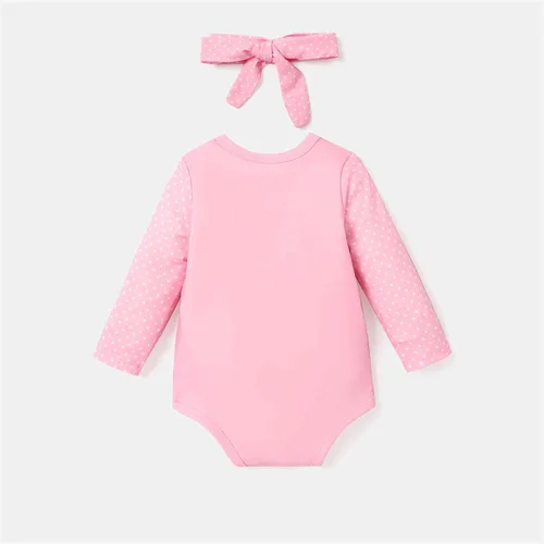 Vista 2 de Disney Conjunto de mameluco de Minnie Mouse de manga corta para bebé, 2 piezas