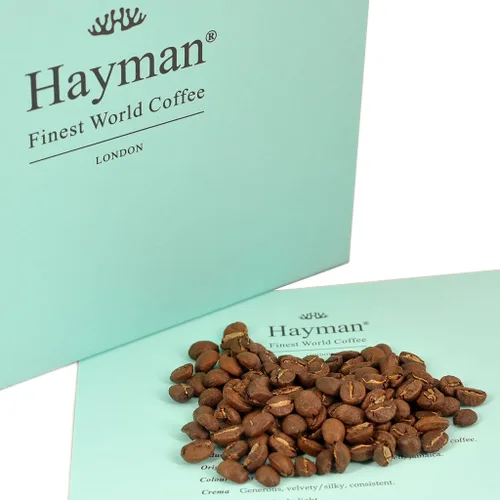Vista 4 de Hayman Coffee, 100% Panamá Geisha granos de café, café en grano entero, tostado medio, granos de café frescos, 3.5 onzas/3.53 oz (paquete de 1)