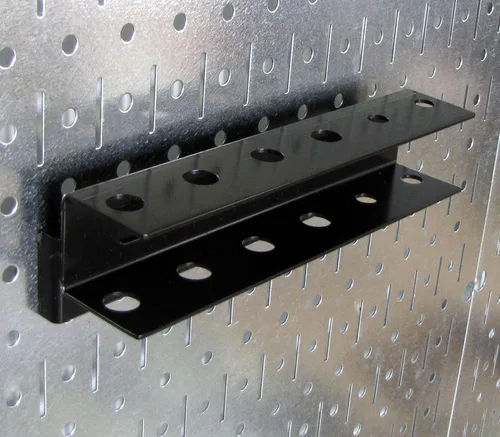 Vista 7 de Wall Control Pro-Grade Metal Pegboard Organizador Galvanizado Herramientas Junta Paneles con Accesorios Negros