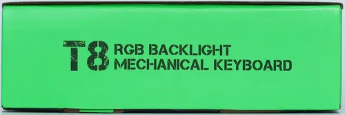 Vista 14 de T8 - Teclado mecánico 60% para juegos, mini teclado TKL de diseño compacto de 68 teclas, retroiluminación RGB de 18 cromas, interruptor marrón