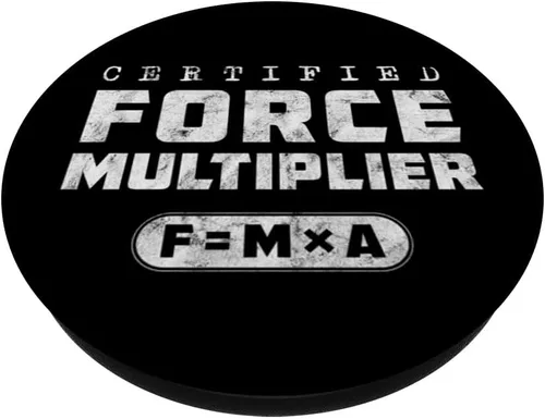 Vista 2 de Multiplicador de fuerza certificado Victory Tactics ciencia militar PopSockets estándar PopGrip