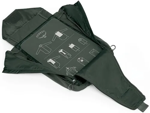 Vista 4 de Osprey Carpeta ultraligera para ropa, gris sombra