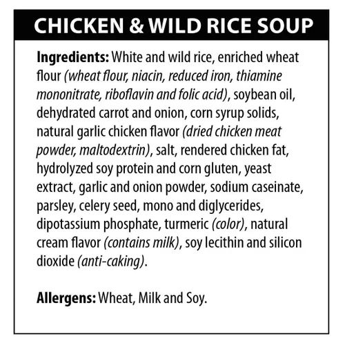 Vista 4 de Rada Mezcla de sopa de pollo y arroz silvestre, paquete de 3