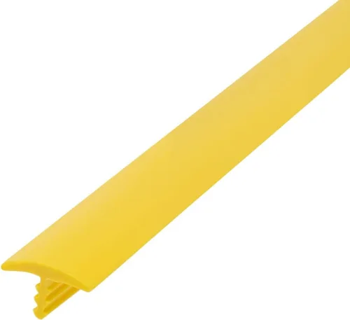 Vista 12 de Outwater T-molding plástico del 1/2 pulgada de la almendra flexible centro del centro de la púa que moldea la bobina de 25 pies