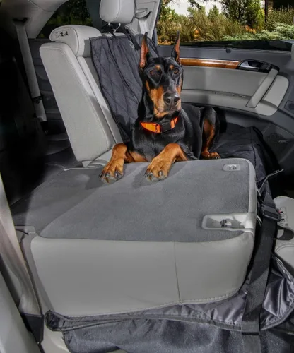 Vista 9 de 4Knines Funda de Asiento para Perro para Asiento Trasero, Protector de Asiento Trasero Resistente e Impermeable para Camiones Grandes, SUVs