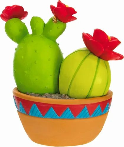 Vista 2 de Adorno de Navidad colgante Hallmark Keepsake 2023, arraigado en amor, regalo de cactus para hermana