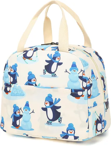 Vista 7 de Lonchera aislada con aguacate para mujeres, lonchera reutilizable para el trabajo, escuela, picnic, viajes