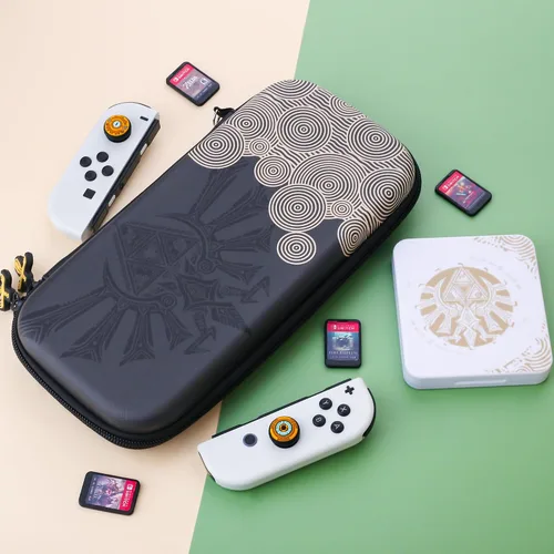 Vista 7 de Funda de transporte compatible con Nintendo SwitchSwitch OLED, Tear of The Kingdom Carcasa rígida de viaje portátil para accesorios de Switch