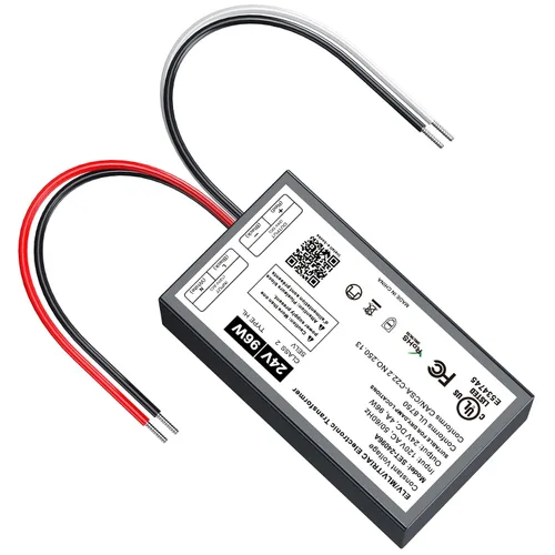 Vista 24 de Controlador LED regulable de 12 V, transformador LED Triac ELV/MLV de 60 W compatible con interruptores Lutron y Leviton, fuente de alimentación