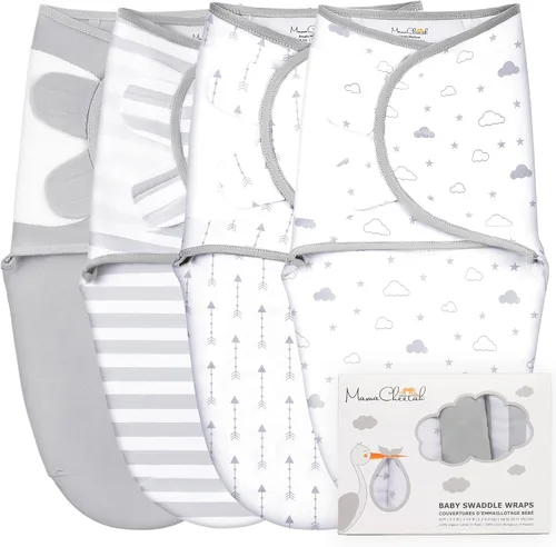 Vista 33 de Mama Cheetah Saco de envolver para bebés prematuros, saco de dormir orgánico para bebés prematuros, manta para envolver prematuros, envolturas