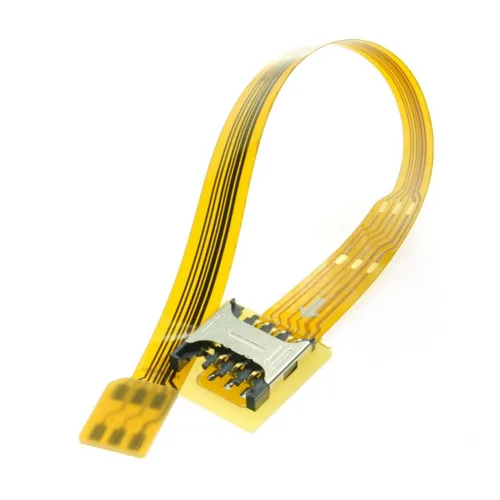 Vista 7 de chenyang Micro SD TF Kit de tarjeta de memoria TF macho a hembra Cable de extensión plano suave FPC 3.9 in