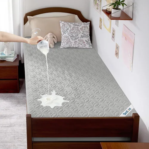 Vista 25 de BEDLORE Protector de colchón impermeable, protector de colchón de tamaño individual con bolsillo profundo de 6 a 15 pulgadas de profundidad, suave