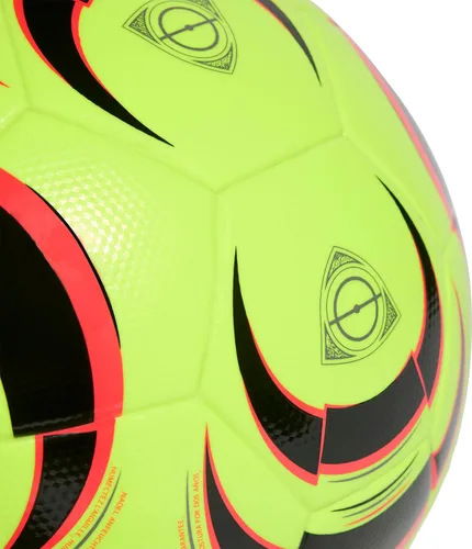 Vista 4 de Balón de fútbol unisex para adultos adidas Tiro Match Limón lúcido/Negro/Rojo Lucido/Hierro Metálico/Liga