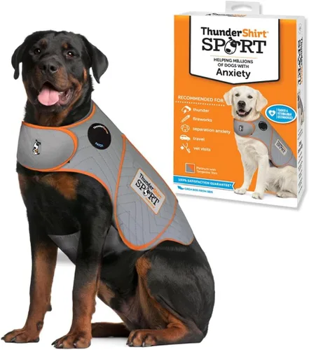 Vista 8 de Chaqueta de ansiedad deportiva para perro, Fucsia
