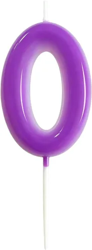 Vista 42 de Velas número 2 arcoíris con número 3D de feliz cumpleaños para decoración de fiesta de pastel de cumpleaños, suministros de celebración