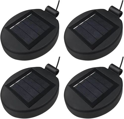 Vista 10 de Parte superior de repuesto de luz solar para luz de flor, panel solar LED, parte de repuesto para decoración de flores al aire libre, jardín, patio