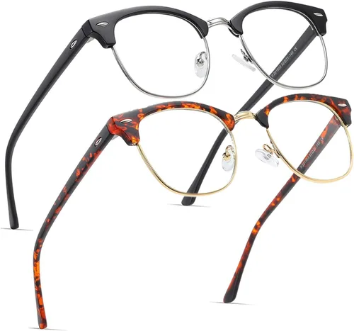 Vista 14 de Perfectmiaoxuan - Gafas con bloqueo de luz azul, anteojos para computadora/juegos/pantalla para mujeres u hombres, anti luz azul y UV