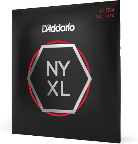 Vista 15 de D'Addario cuerdas para guitarra eléctrica, NYXL niqueladas, NYXL1152, calibre medio/pesado superior 11-52, juego de 6 cuerdas, paquete de 1