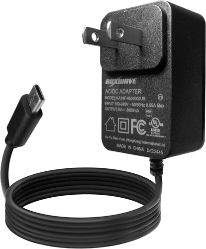 Vista 2 de BoxWave Cargador compatible con Sony Alpha a6700 - Cargador de pared directo (15 W), carga rápida tu dispositivo con cable integrado de 3 pies