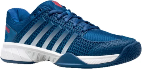 Vista 2 de K-Swiss Zapato de pickleball Express Light para hombre (azul ópaloblanco de blancaazul cian)