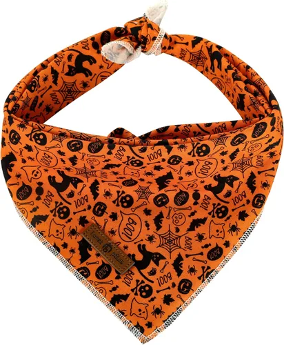 Vista 8 de Lionet Paws Bandana de Acción de Gracias para perro, lavable, de algodón, pañuelo triangular, pañuelo de pavo para perros pequeños, medianos