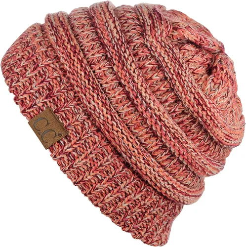 Vista 175 de C.C Trendy Warm Chunky Soft Stretch Cable Knit Beanie