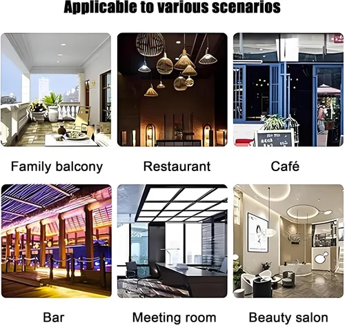 Vista 7 de YVYKFZD Office Reception Room Club Table, Round Conference Table, Simple Kitchen Dining Table Set with Metal Legs, Small Conference Room Table and