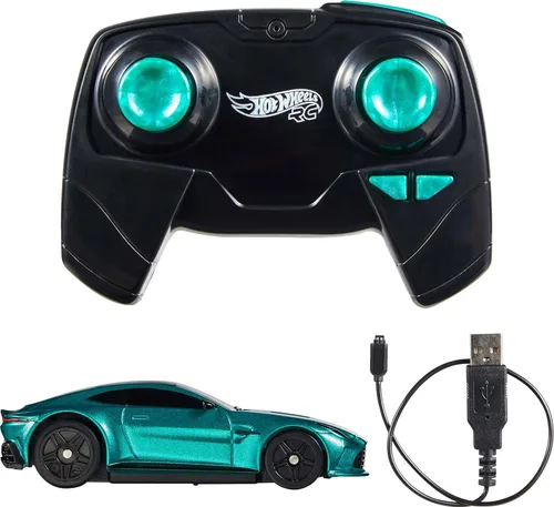 Vista 5 de Hot Wheels Vehículo RC 1:64 Escala Aston Martin Vantage