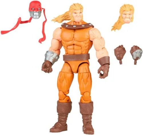 Vista 8 de Marvel Legends Series Dientes de Sable, figura de acción de juguete de 6 pulgadas, diseño premium, 1 figura, 3 accesorios y 1 pieza de construcción