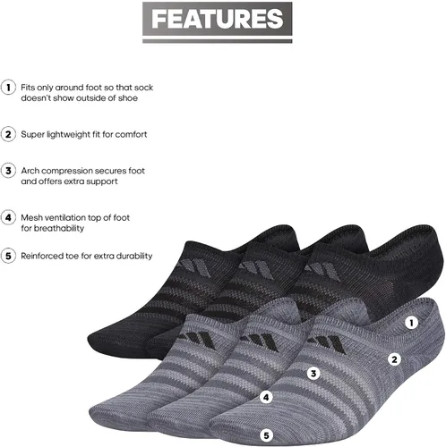 Vista 2 de adidas Calcetines Superlite Super No Show para hombre