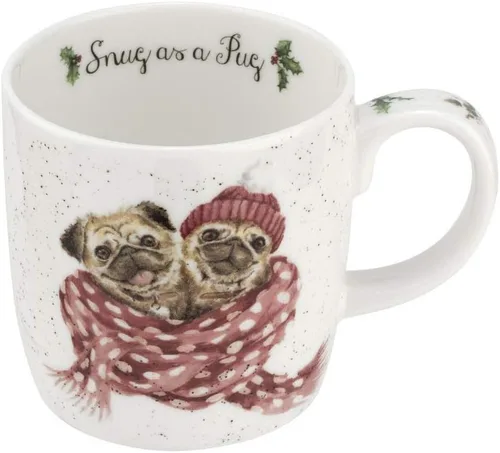 Vista 10 de Royal Worcester Wrendale Designs Taza de 14 onzas (Galletas para Santa)