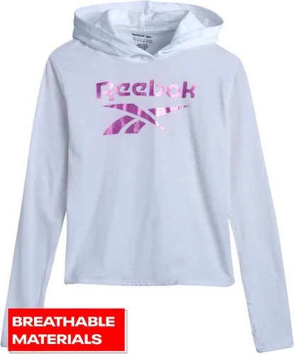 Vista 2 de Reebok Conjunto de pantalones y leggings para niña, 2 piezas, camiseta de manga larga con cuello redondo y pantalones de yoga, atuendo a juego