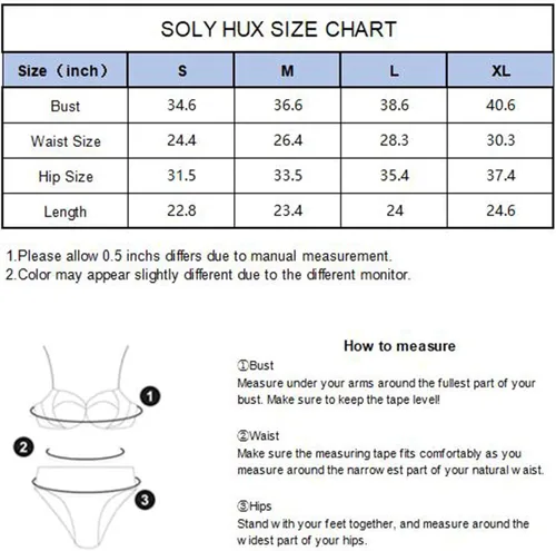 Vista 6 de SOLY HUX Traje de baño de una pieza para mujer con escote pronunciado y espalda cruzada
