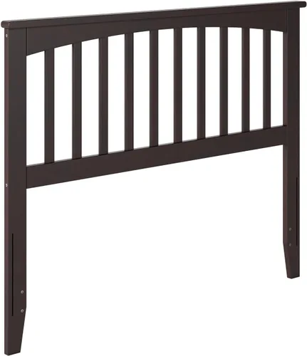 Vista 17 de Atlantic, muebles con cabecera tipo Mission, Madera, Espresso