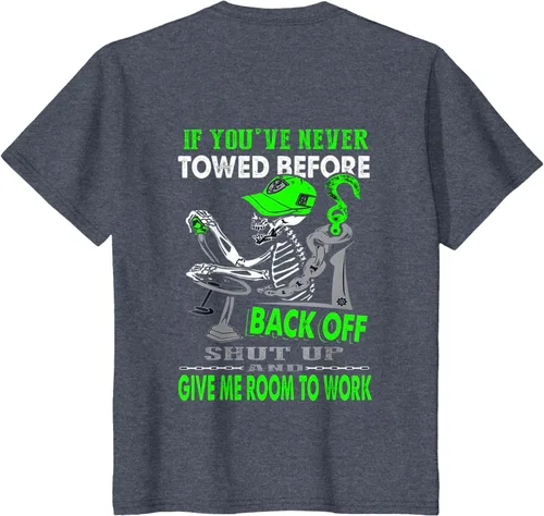 Vista 17 de Proud Tow Truck Operator - Camiseta, Negro, S