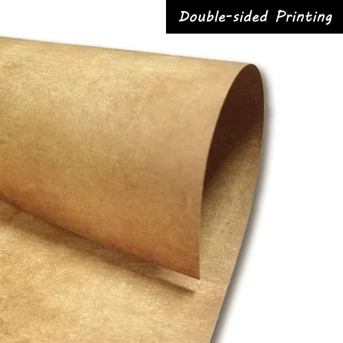 Vista 5 de Papel de papelería vintage, 60 hojas, tamaño carta de 8.5 x 11 pulgadas, papel de impresora antiguo envejecido de doble cara para escribir