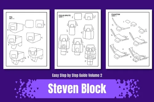Vista 4 de How to Draw Mobs for Minecrafters Easy Step by Step Guide Volume 1