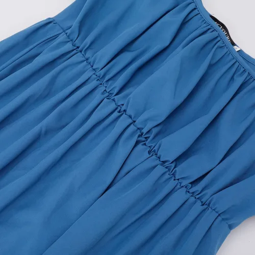Vista 5 de HEQU - Vestidos de la época de la Regencia para mujeres, con satén, faja fruncida, vestido imperio, vestido de cintura