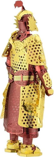 Vista 6 de Metal Earth Fascinations Chinese Ming Armor 3D Kit de modelo de metal con pinzas