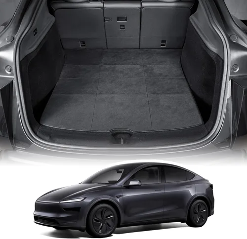 Vista 3 de TOPABYTE Alfombrilla protectora de cuero para maletero trasero para Tesla Model 3 Highland 2026-2024, protector de maletero, accesorios para todo