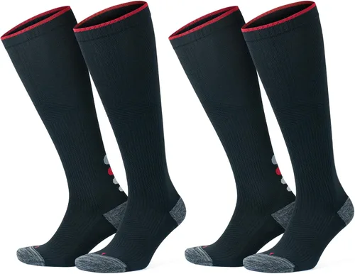 Vista 6 de GoWith Compression Socks for Men & Women, Cushioned 20-30 mmHg Graduated Compression Running Socks, Athletic Knee High Socks