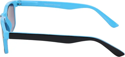 Vista 4 de El Summerville" Sun Reader - Retro rectangular, gafas de sol de lectura de marco completo para hombres y mujeres - Estuche duro incluido