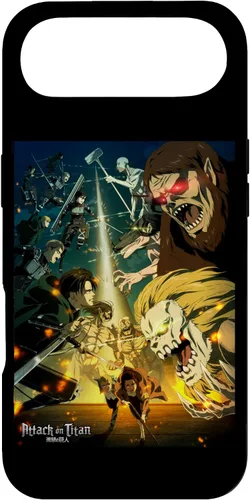 Vista 27 de Attack on Titan Funda de anime para iPhone 17 de temporada final de temporada 4