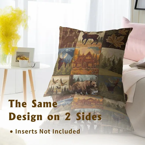 Vista 117 de Giwawa Juego de 2 fundas de almohada decorativas con diseño floral de girasol de 16 x 16 pulgadas, fundas de cojín decorativas para el hogar, sofá