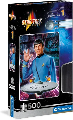 Vista 6 de Clementoni 35141 piezas, rompecabezas para adultos, fabricado en Italia, Star Trek 500