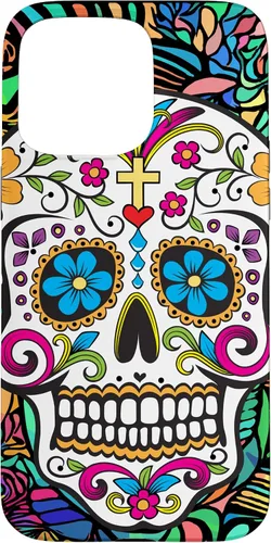 Vista 27 de Funda para iPhone 11 Pro Max Day of the Dead Sugar Skull